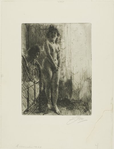 Ciemny zakątek autorstwa Anders Leonard Zorn