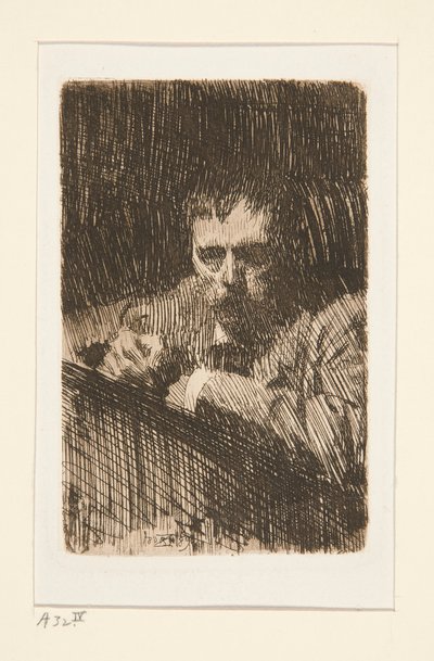 Malarz-wytrawiacz (autoportret) autorstwa Anders Leonard Zorn