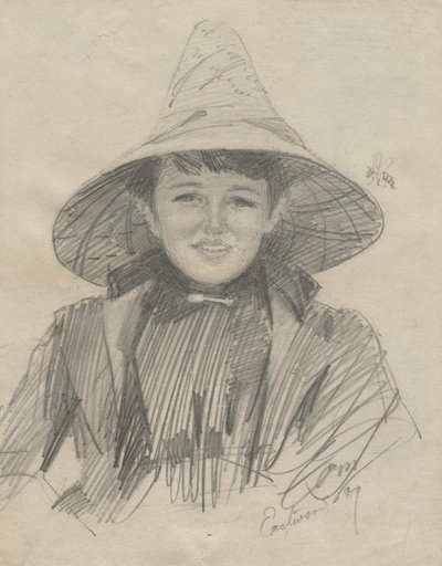 Ada Lymon (Kobieta w dużym kapeluszu) autorstwa Anders Leonard Zorn