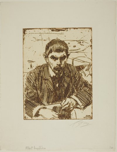 Albert Engstrom autorstwa Anders Leonard Zorn