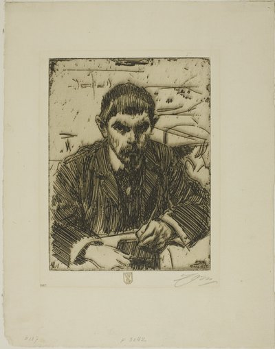 Albert Engstrom autorstwa Anders Leonard Zorn