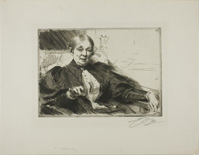 Anna Wallenberg autorstwa Anders Leonard Zorn