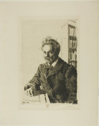 August Strindberg autorstwa Anders Leonard Zorn
