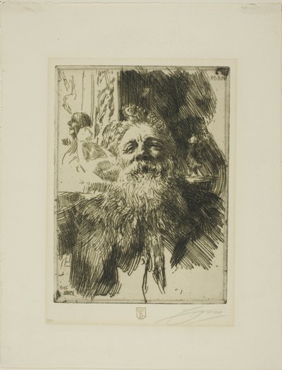 Auguste Rodin autorstwa Anders Leonard Zorn