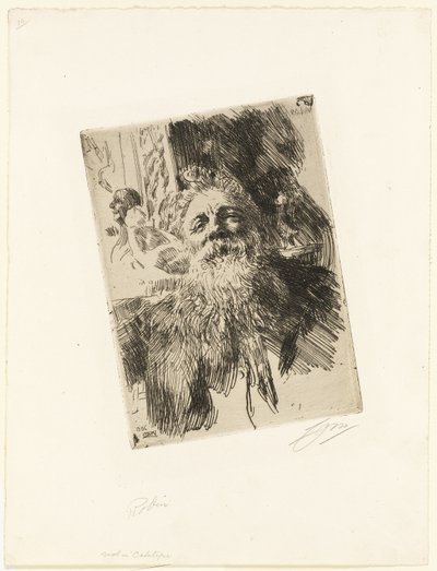 Auguste Rodin autorstwa Anders Leonard Zorn