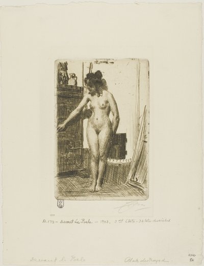 Przed piecem autorstwa Anders Leonard Zorn