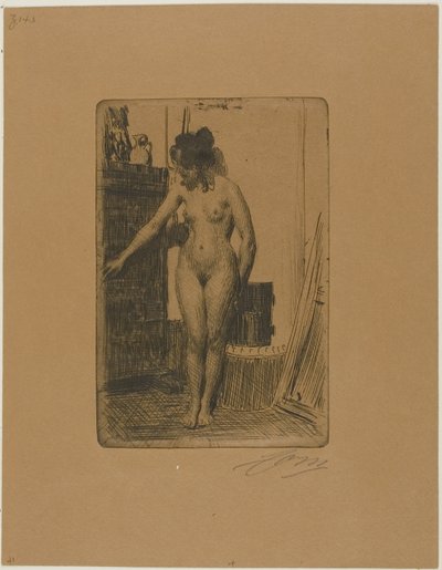 Przed piecem autorstwa Anders Leonard Zorn