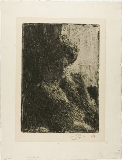 Betty Nansen autorstwa Anders Leonard Zorn