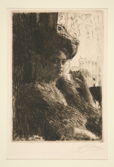 Betty Nansen autorstwa Anders Leonard Zorn