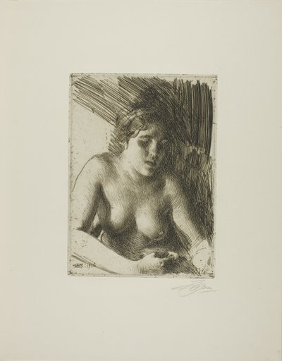 Biust autorstwa Anders Leonard Zorn