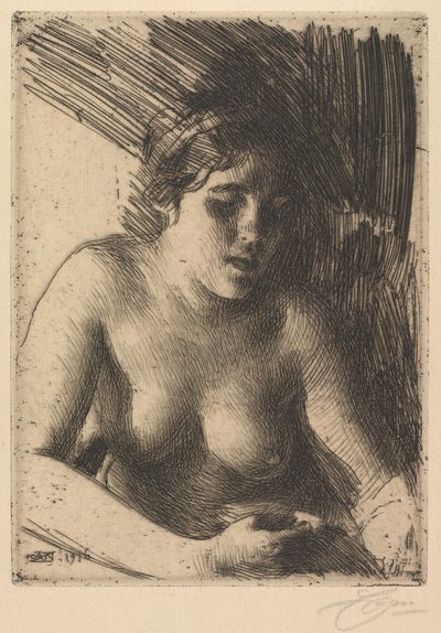 Biust autorstwa Anders Leonard Zorn