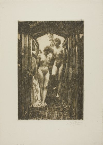 Kabina autorstwa Anders Leonard Zorn