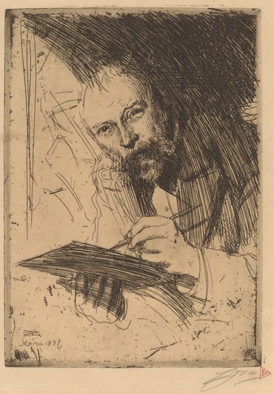 Carl Larsson autorstwa Anders Leonard Zorn