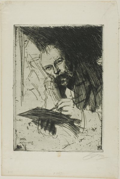 Carl Larsson autorstwa Anders Leonard Zorn