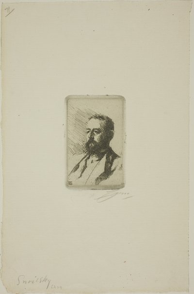 Karol Snoilski autorstwa Anders Leonard Zorn