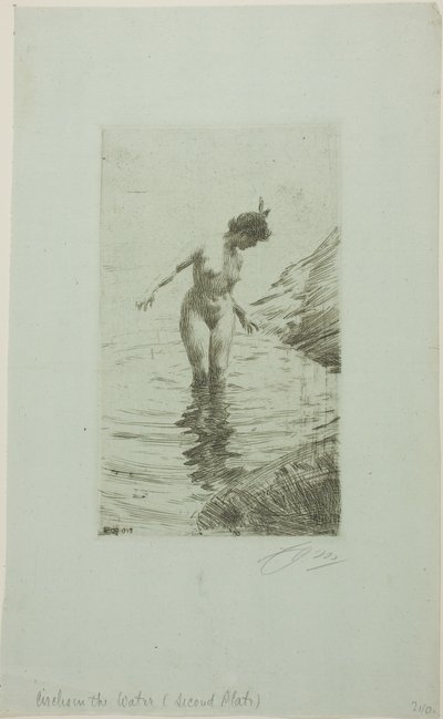 Kręgi wody II autorstwa Anders Zorn