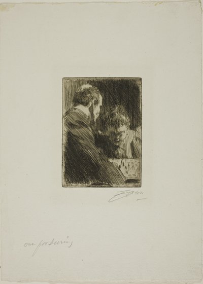 Szachiści autorstwa Anders Zorn