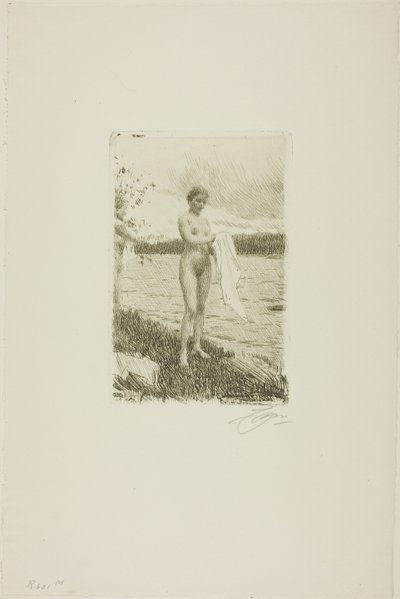 Dal Rzeka autorstwa Anders Leonard Zorn
