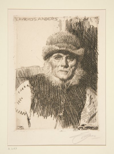 Dalecarlian Chłop autorstwa Anders Leonard Zorn