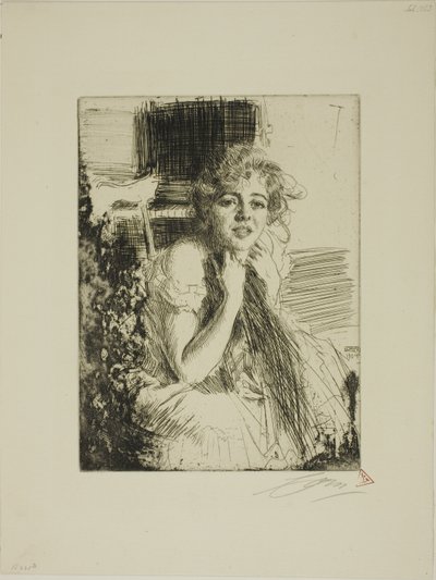 Emma Rasmussen autorstwa Anders Leonard Zorn