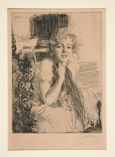 Emma Rasmussen autorstwa Anders Leonard Zorn