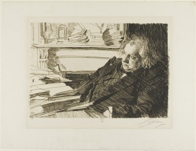 Ernest Rena autorstwa Anders Leonard Zorn