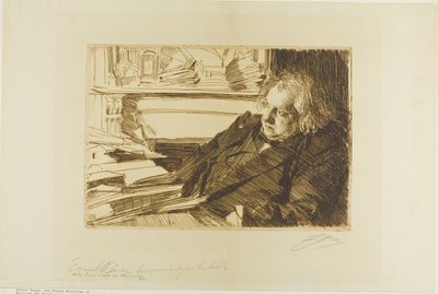 Ernest Rena autorstwa Anders Leonard Zorn