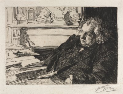 Ernest Rena autorstwa Anders Leonard Zorn
