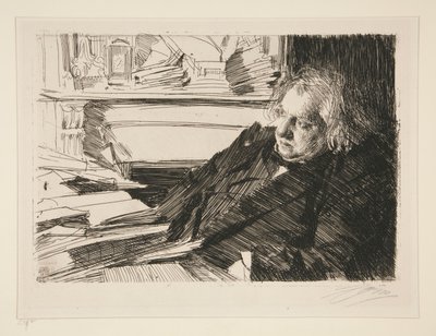 Ernest Rena autorstwa Anders Leonard Zorn