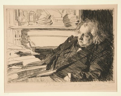 Ernest Rena autorstwa Anders Leonard Zorn