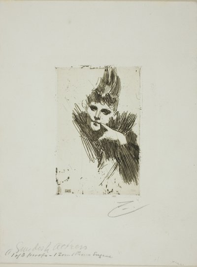 Gerda Grönberg I autorstwa Anders Leonard Zorn