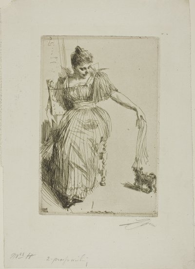 Gerida Hajibarg e autorstwa Anders Leonard Zorn