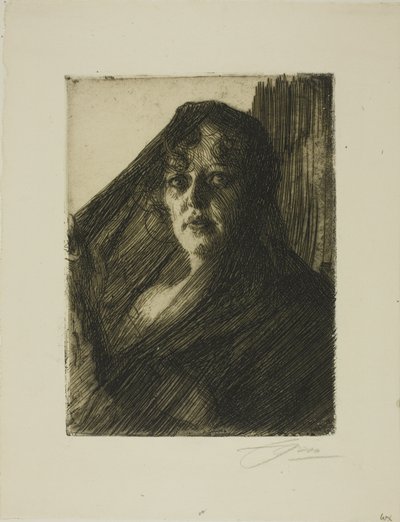 Gerda Lundequist autorstwa Anders Leonard Zorn