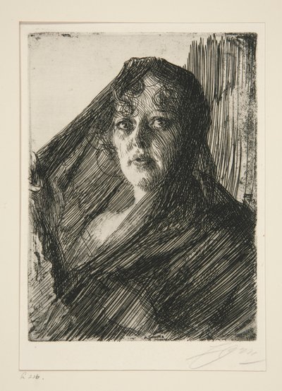 Gerda Lundequist autorstwa Anders Leonard Zorn