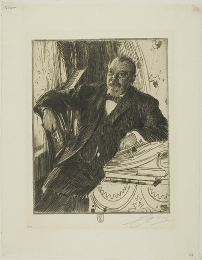 Grover Cleveland II autorstwa Anders Leonard Zorn
