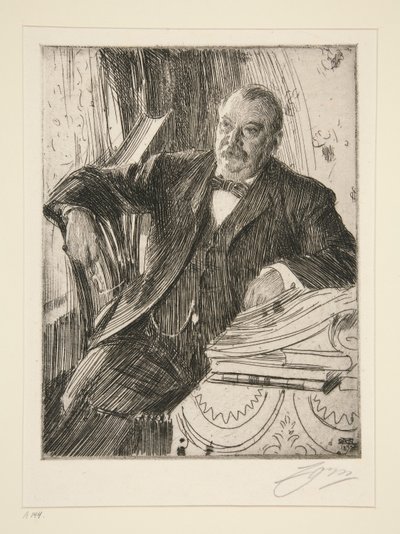Grover Cleveland II autorstwa Anders Leonard Zorn