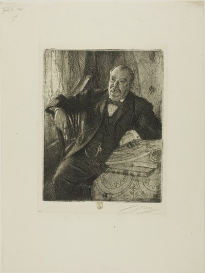 Grover Cleveland I autorstwa Anders Leonard Zorn