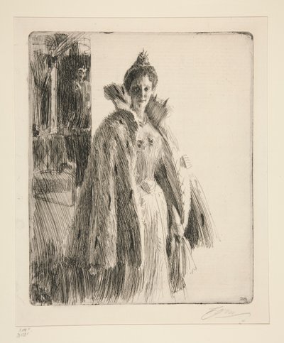J.R.H. Księżniczka Ingeborg Szwecji II autorstwa Anders Leonard Zorn