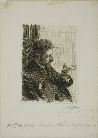 Jego Wysokość Książę Eugen Szwecji autorstwa Anders Leonard Zorn