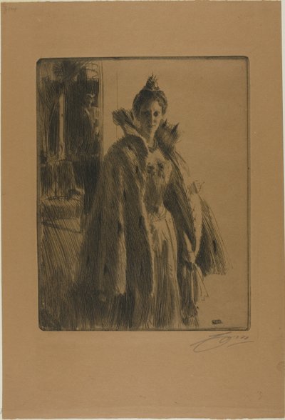 J.R.H. Księżniczka Ingeborg Szwecji II autorstwa Anders Leonard Zorn