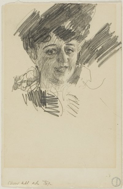 Głowa kobiety autorstwa Anders Zorn