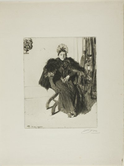 Izabela Gardner autorstwa Anders Leonard Zorn