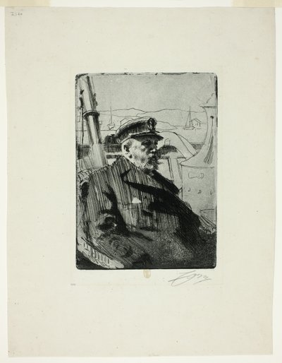 Król Oskar II (druga płyta) autorstwa Anders Leonard Zorn
