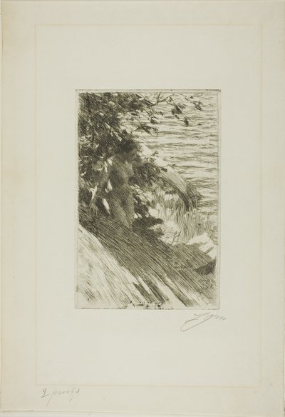 "La Grande Baigneuse" - Wielki Kąpiący autorstwa Anders Leonard Zorn