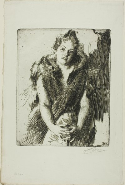 Maja von Heijne autorstwa Anders Leonard Zorn
