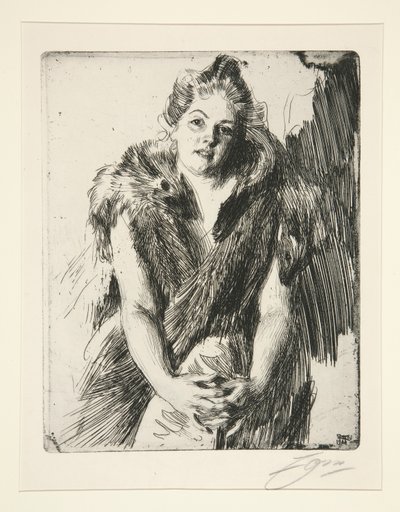 Maja von Heijne autorstwa Anders Leonard Zorn