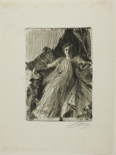 Maud Cassel (Pani Ashley) autorstwa Anders Leonard Zorn
