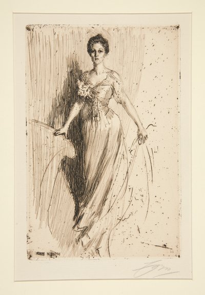 panna Ludman autorstwa Anders Leonard Zorn