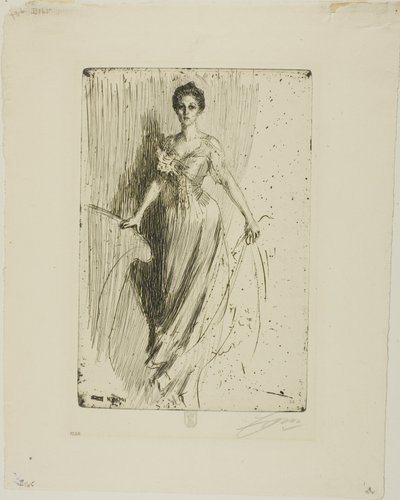 panna Lurman autorstwa Anders Leonard Zorn