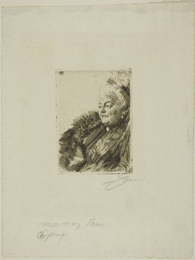 Pani Georges II maja autorstwa Anders Leonard Zorn